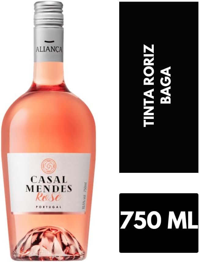 Vinho Rosé Português Casal Mendes DOC Verde 750ml - Imagem 2