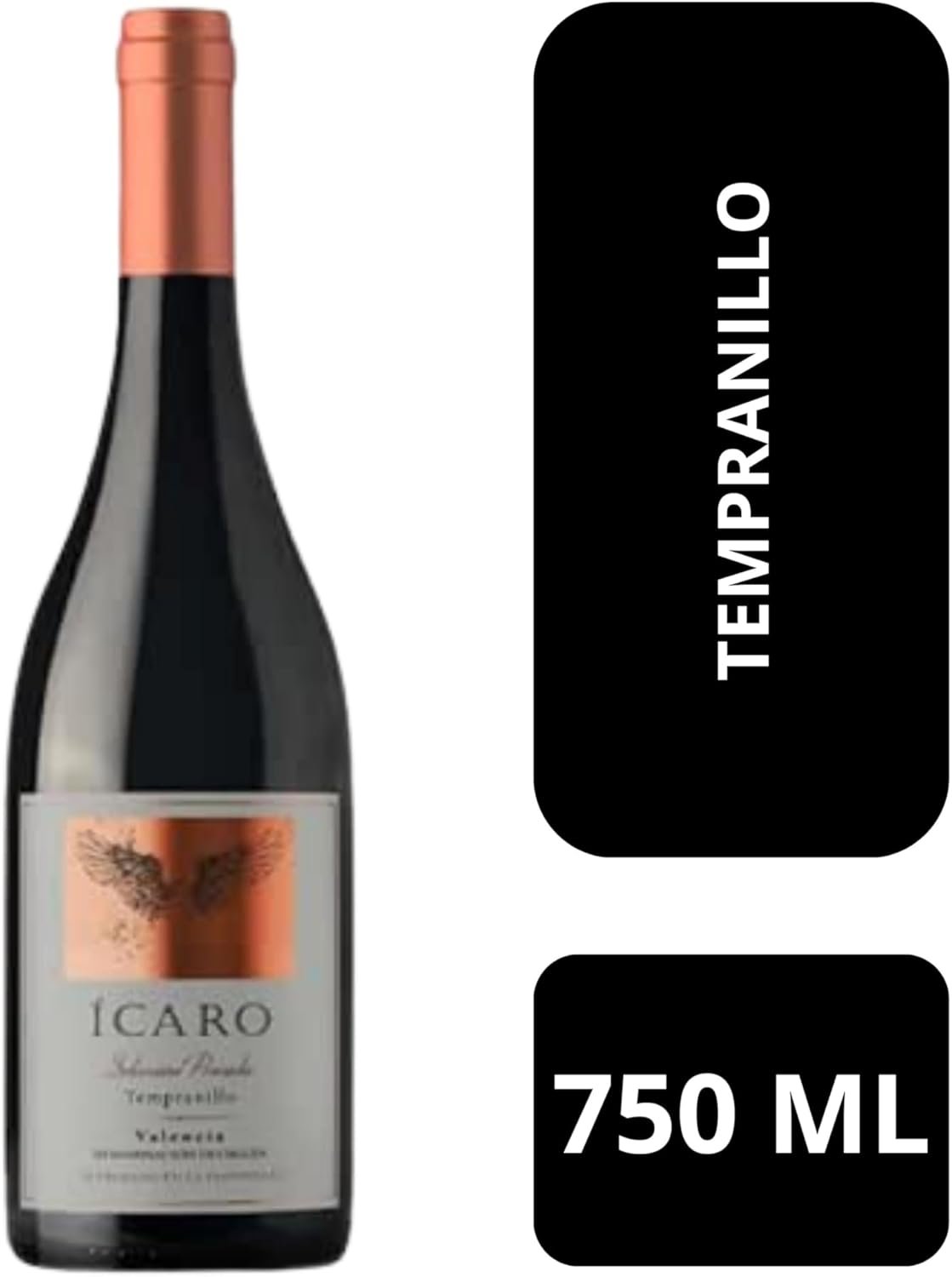 Vinho Tinto Espanhol Ícaro Tempranillo 750ml - Imagem 3