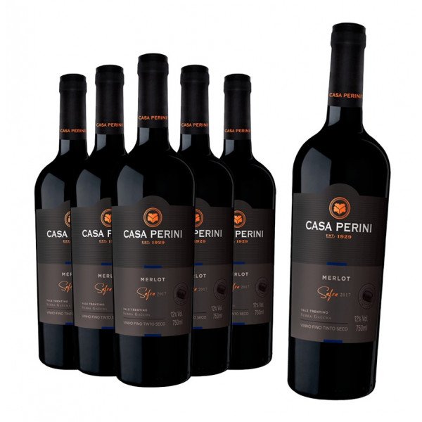 PACK Vinho Casa Perini Merlot 750ml