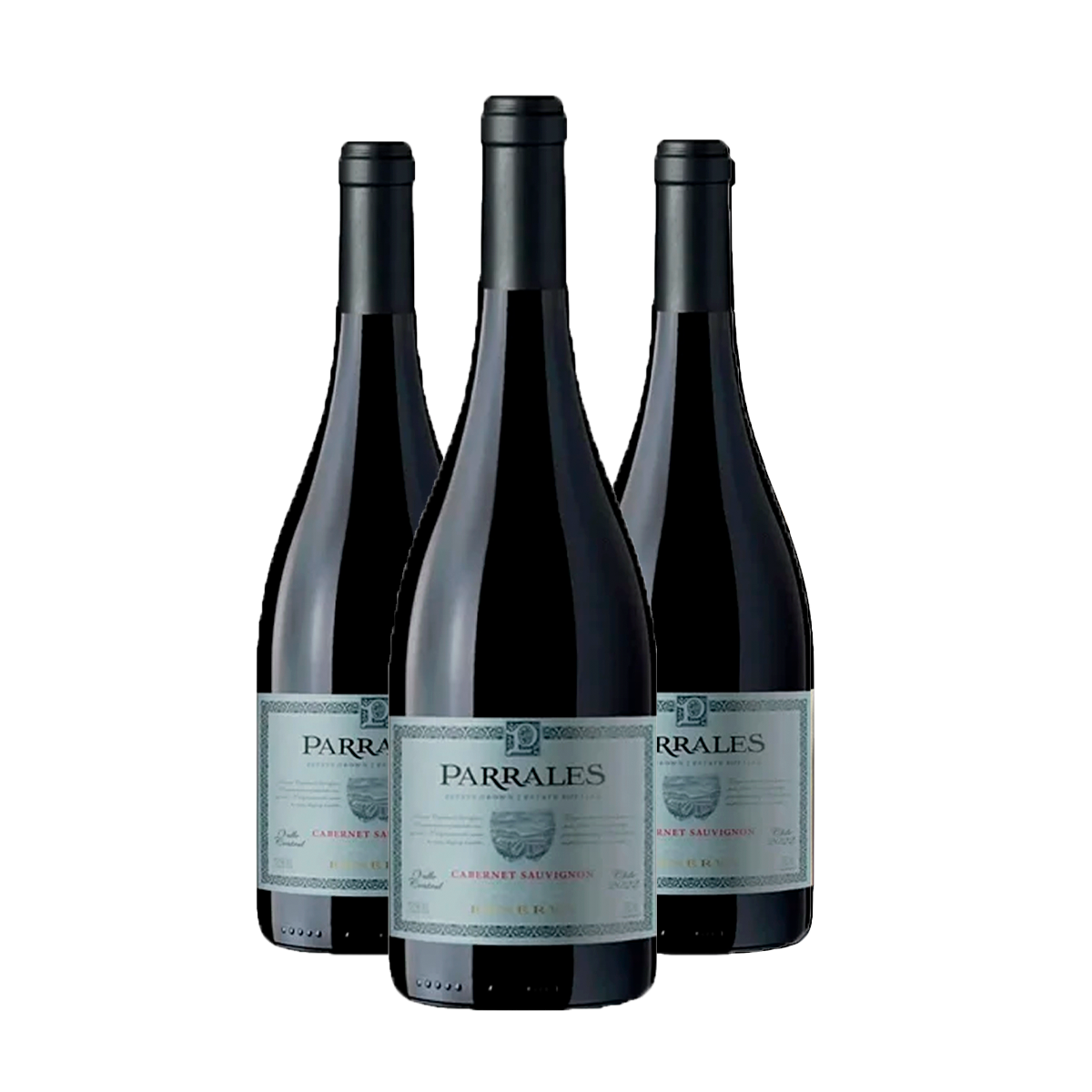 Kit 3 Parrales Reserva Cabernet Sauvignon