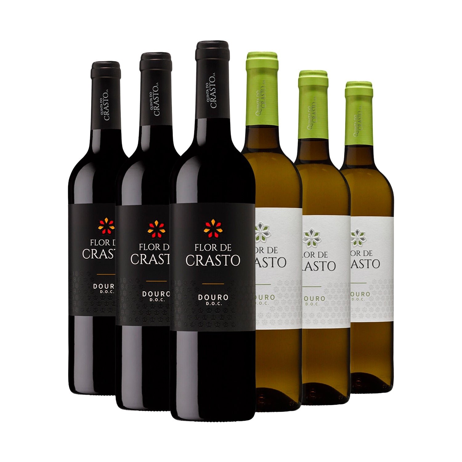 Kit 6 Flor de Crasto Tinto e Branco