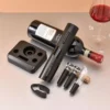 Abridor de Vinho Elétrico Recarregável com Design Sofisticado Lenogue